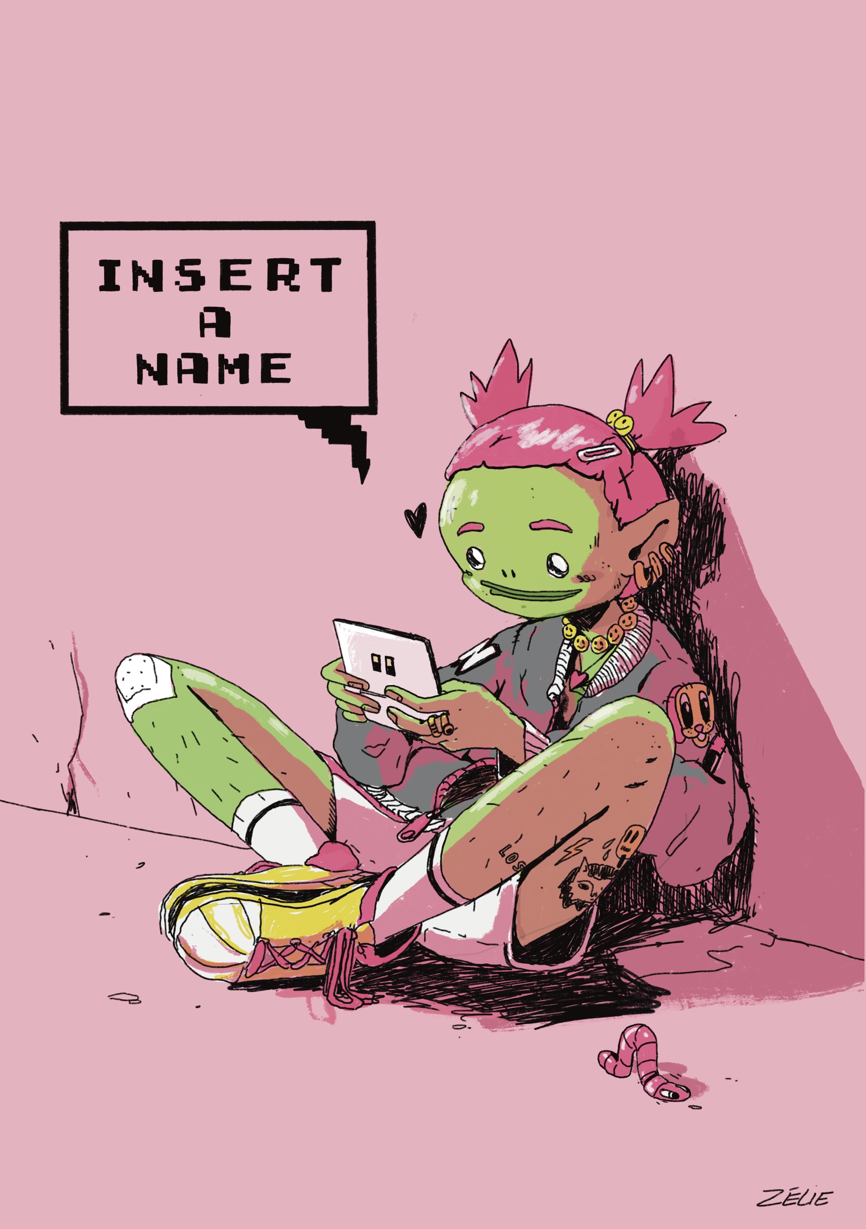 Illustration Gaming Frog par ZelieGraph