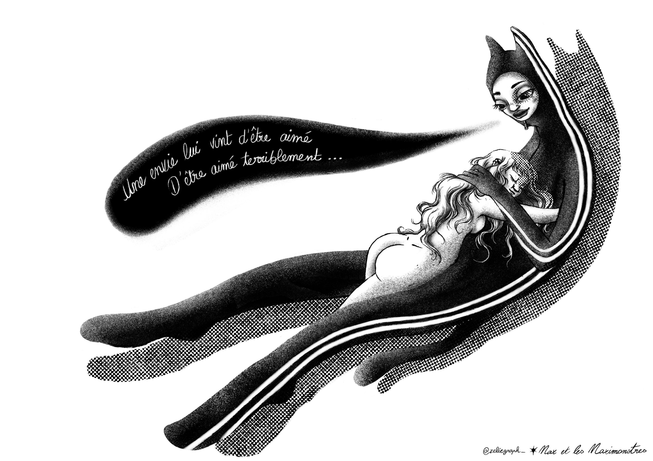 Illustration Max et les Maximonstres par ZelieGraph